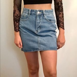 Shein Size Small Denim Skirt